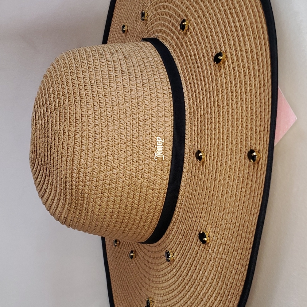Juicy Couture ❤️NWT❤️ Wide Brimmed Jeweled Hat!❤️❤️❤️ - Picture 2 of 13